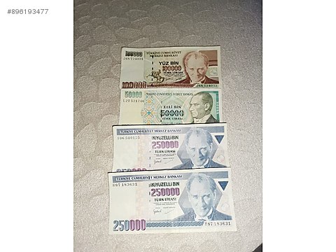 eski kagit para koleksiyonluk yerli kagit paralar sahibinden com da 896193477