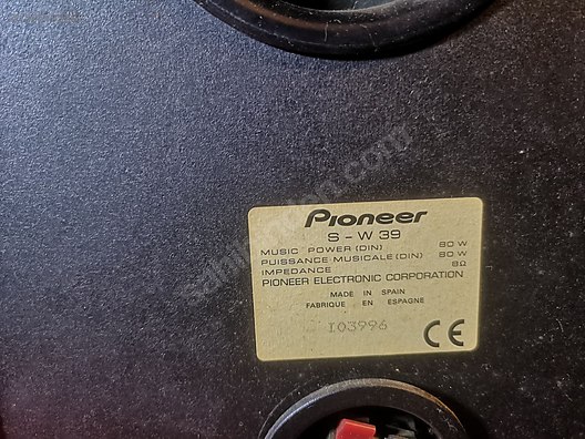 Pioneer s-w 39 Hoperlör - İkinci El Pioneer Set Hoparlörü Hoparlör