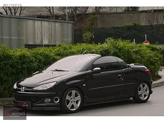 peugeot 206 1 6 1 6 cc tek motors peugeot 206 cc cabrio sorunsuz at sahibinden com 917193719