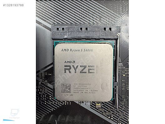 AMD製 Socket AM4対応CPU「Ryzen 5 5600G」 AMD Ryzen5 5600G Soket AM4 3.9 GHz 19MB 65W 7nm İşlemci sahibinden