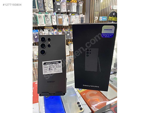 Resim Samsung S24 Ultra İkinci El TR | 256 GB | Siyah İkinci El SÜRMELİ İLETİŞİMDEN S24 ULTRA