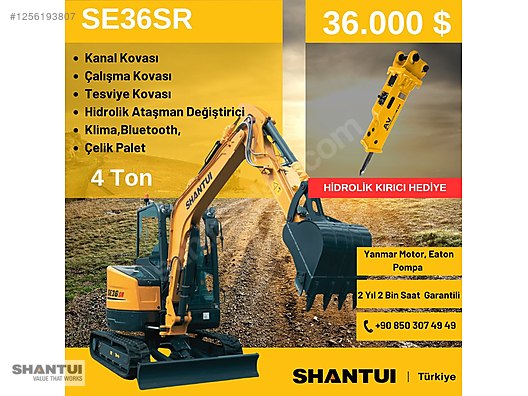İş Makineleri & Sanayi / İş Makineleri / Satılık / Ekskavatör (Kepçe) / Shantui