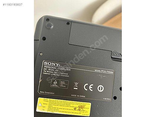 Sony / Sony Vaio PCG-7154M on sahibinden.com - 1193193837