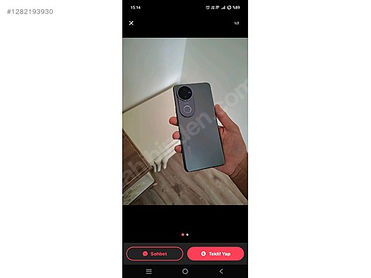 İkinci El ve Sıfır Alışveriş / Cep Telefonu & Aksesuar / Cep Telefonu / Vivo / V50