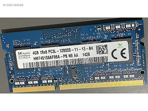 SK hynixノートPC用メモリ　PC3L 4GB 40枚セット SK Hynix 4GB DDR3L 1600MHz Laptop Ram (PC3L-12800S) - 1.35V