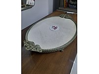 Petitpoint Antika Fransız tepsi #1283194122