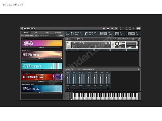 Plugin Kontakt NI Mac OS + libraries 40GB  - 1082194247