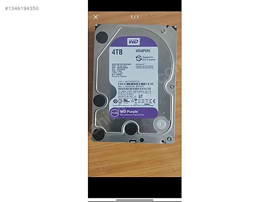 4TB Harddisk 7/24 sahibinden.comda - 1346194350