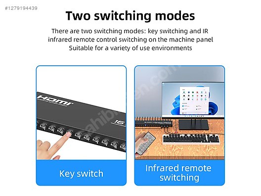 İkinci El ve Sıfır Alışveriş / Bilgisayar / Çevre Birimleri / KVM Dönüştürücü