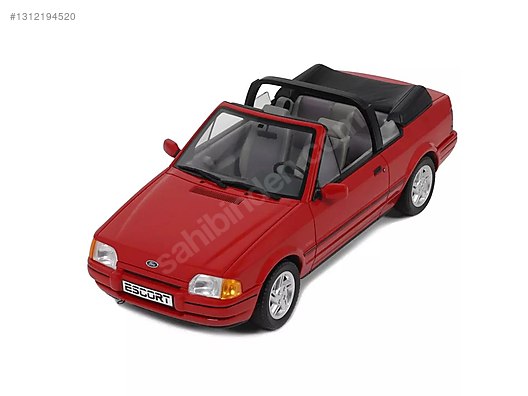 Otto 1:18 Ford Escort Mk4 XR3i Cabriolet Flamenco-Rot 1986 on