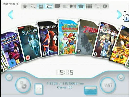 Nintendo Wii 5000 OYUN (128 GB) +HAZIR KURULUMLU TAM SET SOFTMOD