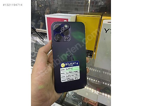 Apple / iPhone 14 Pro Max / İphone 14 pro max 256 gb pil 84