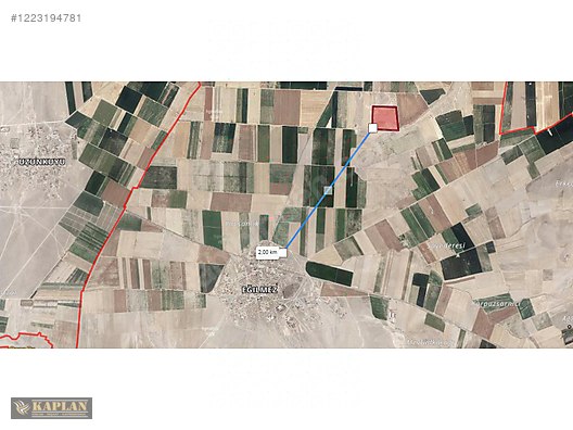 KAPLAN MÜTEAHHİTLİKTEN KARAMAN EĞİLMEZDE SATILIK TARLA #1223194781