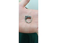 GÜMÜŞ EJDERHA ŞEKİLLİ YÜZÜK