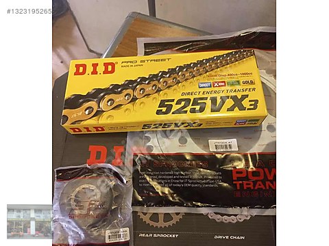 Şanzıman / bmw f700 zincir dişi seti did gold vx3 sahibinden.comda