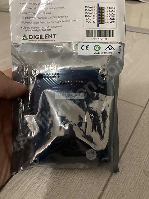 Pmod KYPD: 16-button Keypad