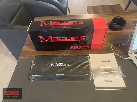Amfi / Macoustıc 4 Kanal Midrange Amfisi MSX 225.4 SPL SERİSİ