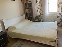 Çift kişilik metal karyola yatak dahil