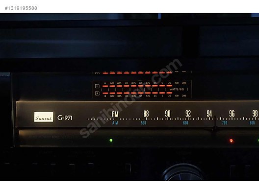 Sansui Receiver Amfi - Sansui G-971 Nadir Black Face Canavar