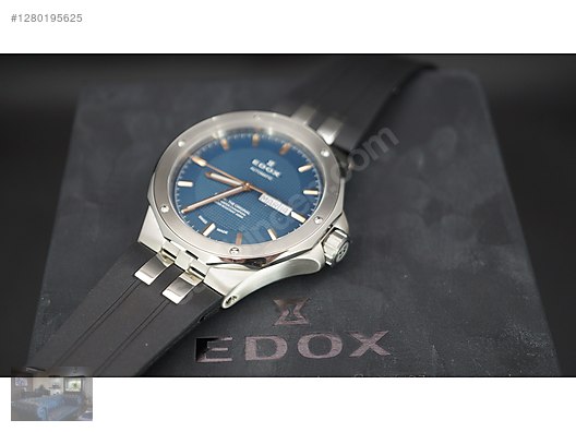 Edox / Edox Delfin Çelik 43mm Mavi Kadran SIFIR Ref:88005 on