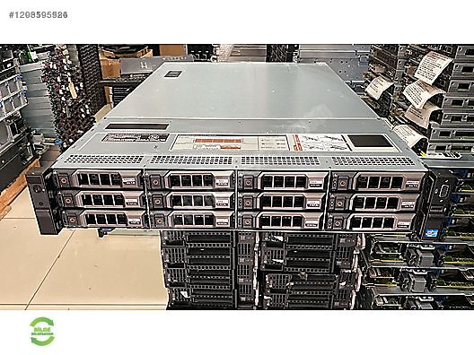 DELL R720xd 2XE5-2620 CPU 128GB RAM 12X 3.5 İNC sahibinden.comda