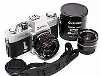 Canon EX Auto QL Body & Canon 50/1.8 - 35/3.5 Lens Set
