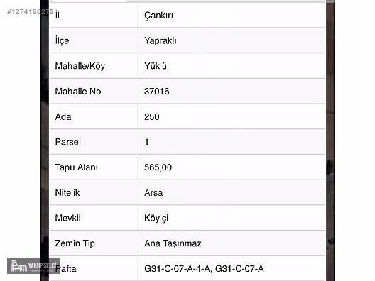 SELCİLER YATIRIM'DAN MERKEZE 20DK MESAFEDE SATILIK ARSA #1274196272