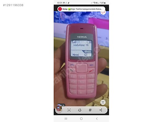 0 - 50 MB Kırmızı Nokia 1112 Cep Telefonu - 1291196338