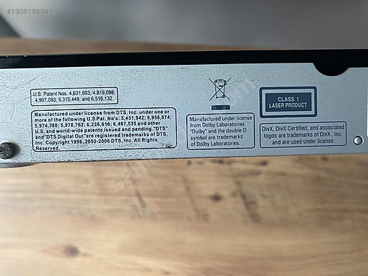 Toshiba / Toshiba DVD Player sahibinden.comda - 1306196341