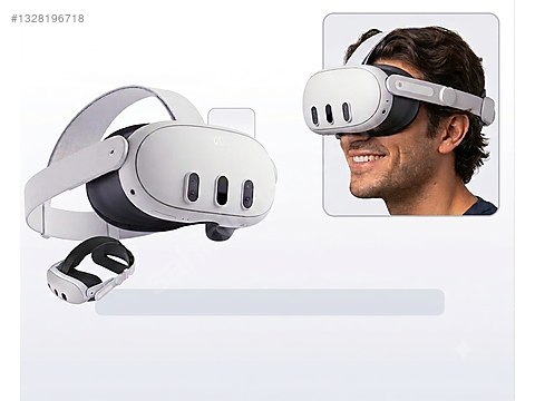 Meta Quest 3 512 GB + Kafa Bandı, Koruma Silikonu, Yüklü Oyunlar