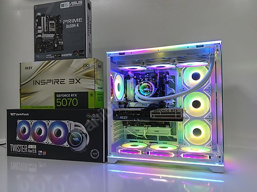 PC-OEM / AMD Ryzen 9 9900x3D // ASUS B650M // RTX 5070 DDR5 SET on