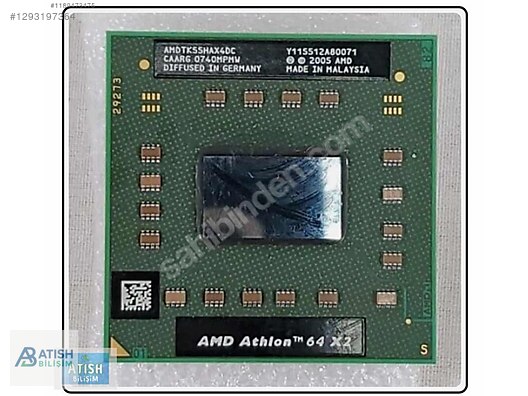 AMD Athlon 64 X2 TK-55 1.8 GHz Dual-Core (AMDTK55HAX4DC) İşlemci