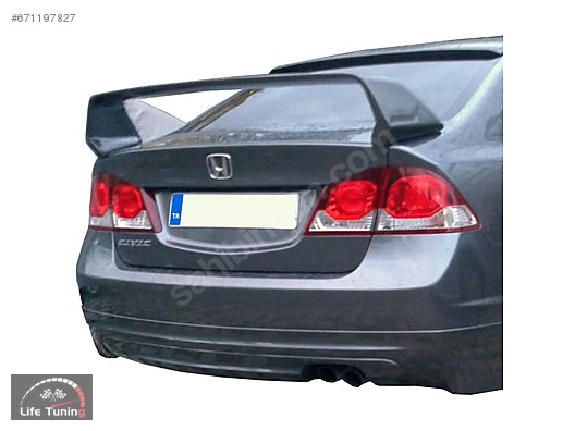 Cars Suvs Exterior Accessories Honda Cİvİc 2007 2017 Honda Cİvİc 2007 2017 Sedan Mugen Spoİler Spoyler