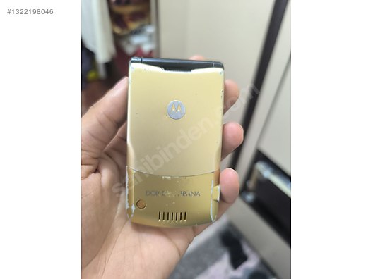 限定品 Dolce&Gabbana × Motorola M702is ゴールド DOLCE&GABBANA