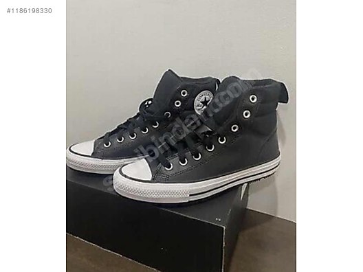 Mens Plimsolls French Connection Black Leather Plimsolls Converse