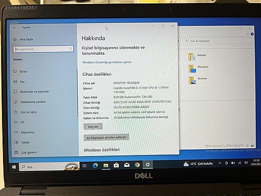 Dell / Dell Latitude 5400 Dokunmatik Ekran at - 1084198357 Dell / Dell Latitude 5400 Dokunmatik Ekran at - 1084198357