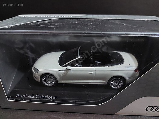 Audi A5 Cabriolet 1/43 Spark Noir Métal/Plastique
