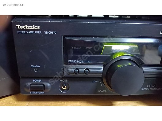 SYSTEME STEREO TECHNICS AMPLI SE + CD SL + TUNER ST CH570 FONCTIONNE