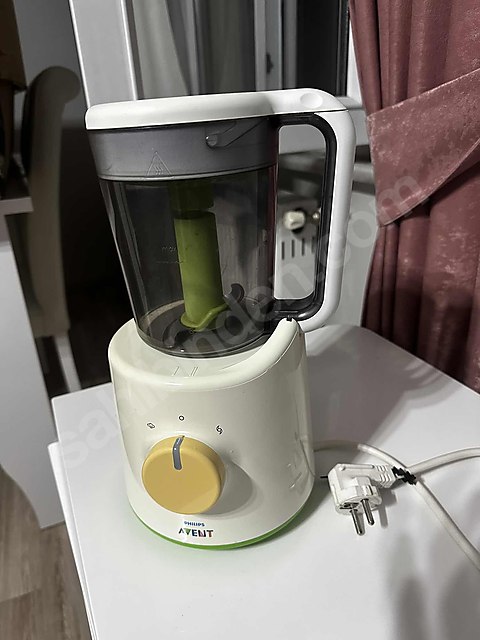 Philips SCF870 Wasabi Bebek Buharlı Pişirici ve Blender