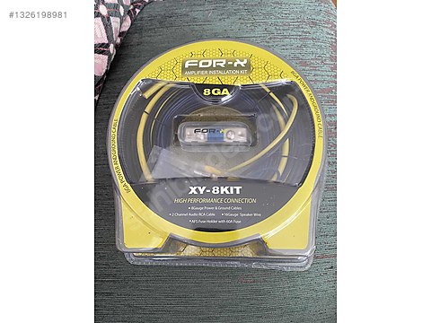 Aksesuar / Kablo / SIFIR FOR-X XY-8KIT 8GA AMFİ TESİSAT KABLO SETİ