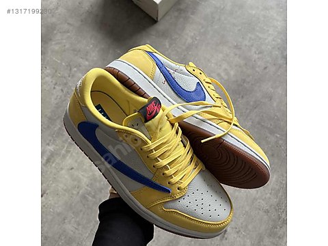筆記具 Air Jordan 1 Low Travis Scott Canar 29cm Air Jordan 1 Low Travis Scott Canary - Erkek Günlük Ayakkabı