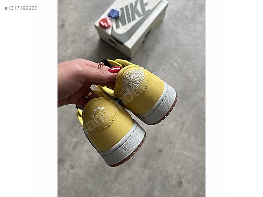 Air Jordan 1 Low Travis Scott Canary - Erkek Günlük Ayakkabı