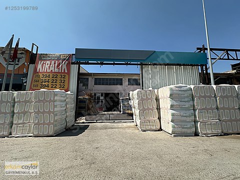 İVEDİK OSB CADDE ÜZERİN'DE KİRALIK İŞ YERİ&ATÖLYE ERKAM ÇAYLAR