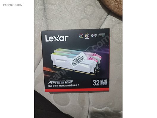 れいちゃむ まとめ売り 646 Lexar ARES RGB DDR5 White 32GB (2x16GB) 6400MT/s CL32 XMP ram