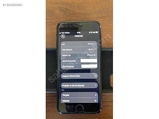64 GB Siyah Apple iPhone SE (2. Nesil) Cep Telefonu - 1344200561