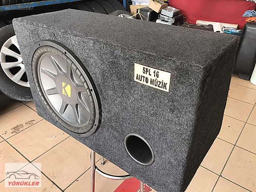 speaker subwoofers 38 cm ozel kabinli kicker es at sahibinden com 920200587