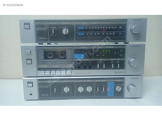 SANYO SYSTEM 240 MÜZİK SETİ - İkinci El Sanyo Müzik Seti & Teyp