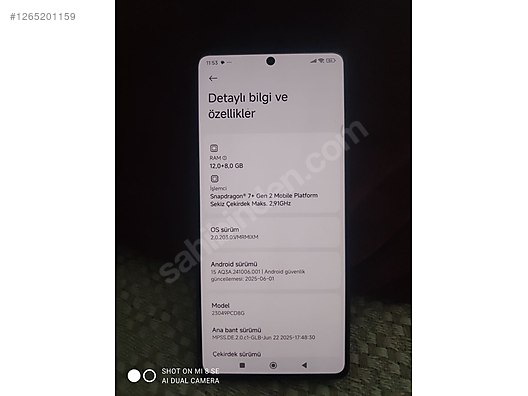 İkinci El ve Sıfır Alışveriş / Cep Telefonu & Aksesuar / Cep Telefonu / Xiaomi / Poco F5
