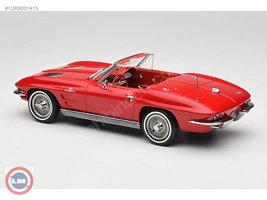 1:18 Norev 1963 Chevrolet Corvette Sting Ray Convertible ,Lider on