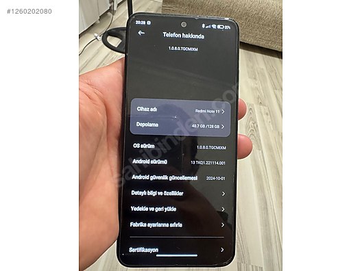 İkinci El ve Sıfır Alışveriş / Cep Telefonu & Aksesuar / Cep Telefonu / Xiaomi / Redmi Note 11
